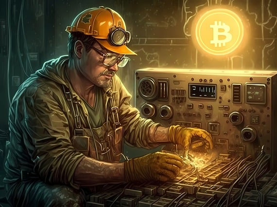 Handwerker mit Elektrik