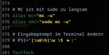 autostart fastfetch