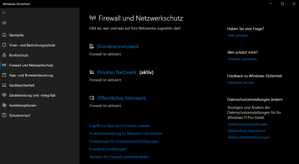 Firewall width=